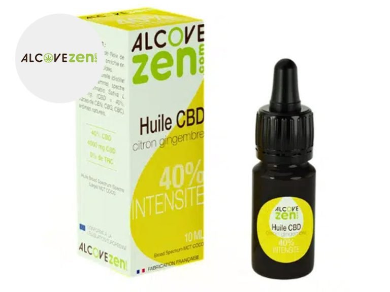 Huile CBD Huile CBD 40% bio (Citron Gingembre) Alcovezen