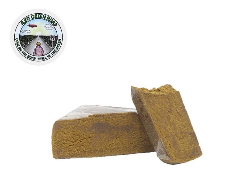 Haschich CBD Pollen King Hassan Hash CBD 13.6% 420 Green Road