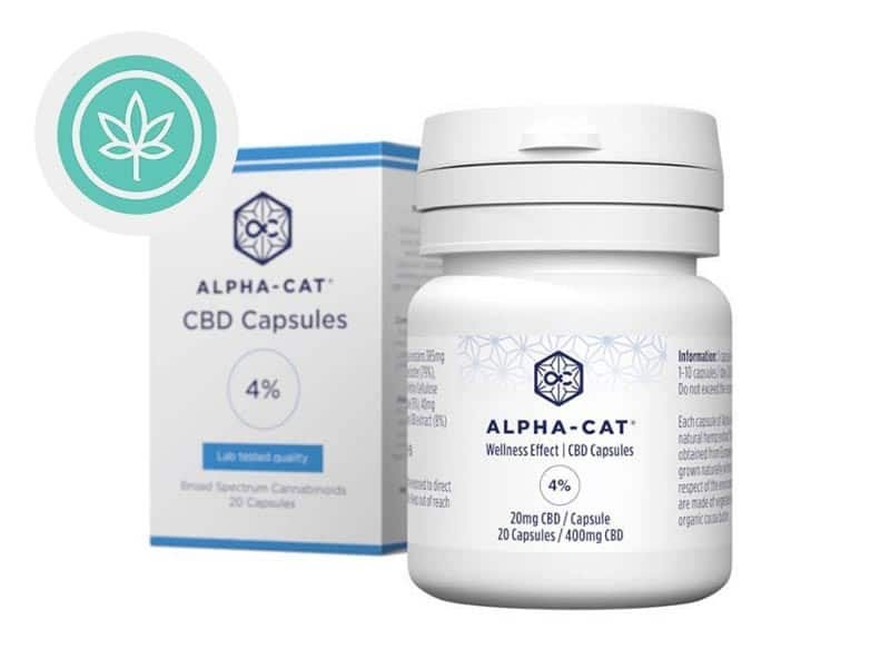 Capsules CBD Capsules CBD (400mg) Alpha-Cat
