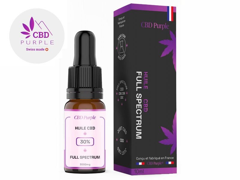 Huile CBD Huile CBD 30% Equilibre bio CBD Purple
