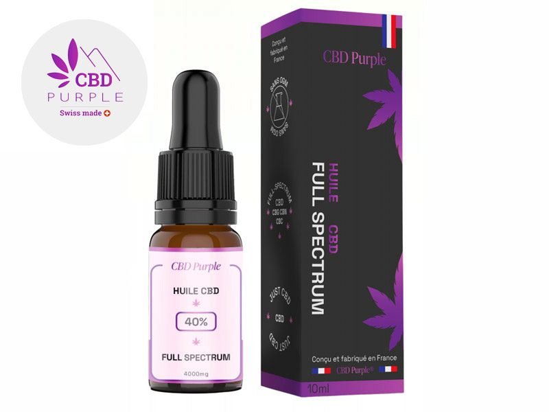 Huile CBD Huile CBD 40% Plus bio CBD Purple