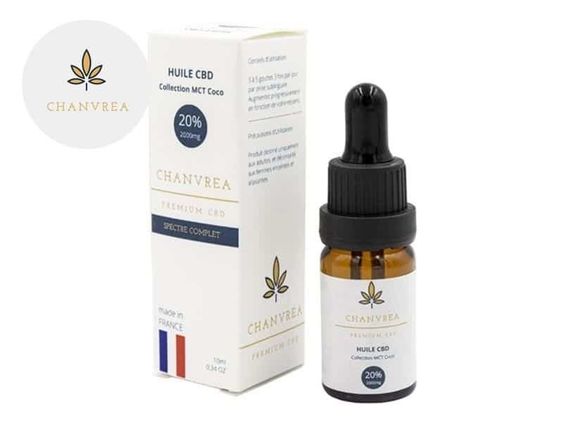 Huile CBD Huile MCT CBD 20% bio (Coco) Chanvrea