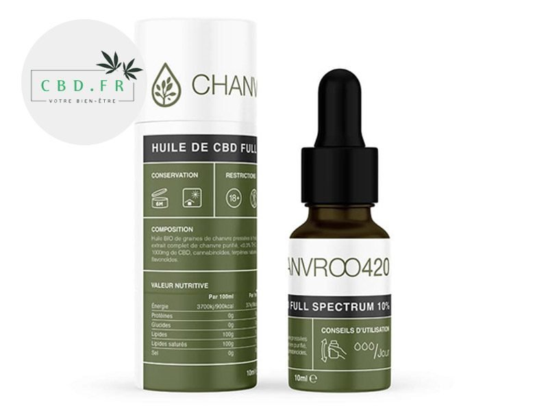 Huile CBD Huile CBD 10% bio Chanvroo420