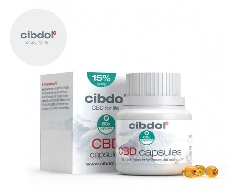 Capsules CBD Gélules CBD (1500mg) Cibdol