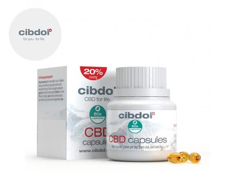 Capsules CBD Gélules CBD (2000mg) Cibdol