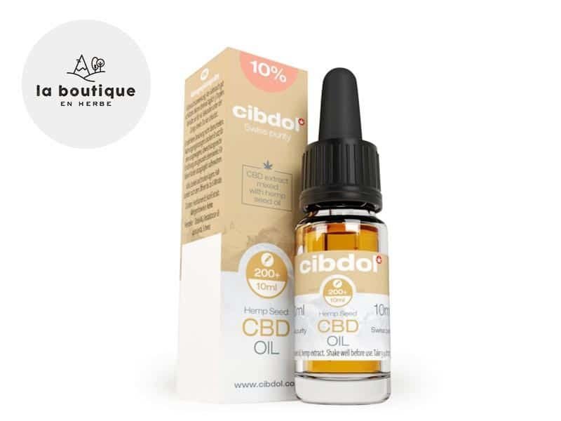 Huile CBD Huile CBD 10% bio (Graines de chanvre) Cibdol