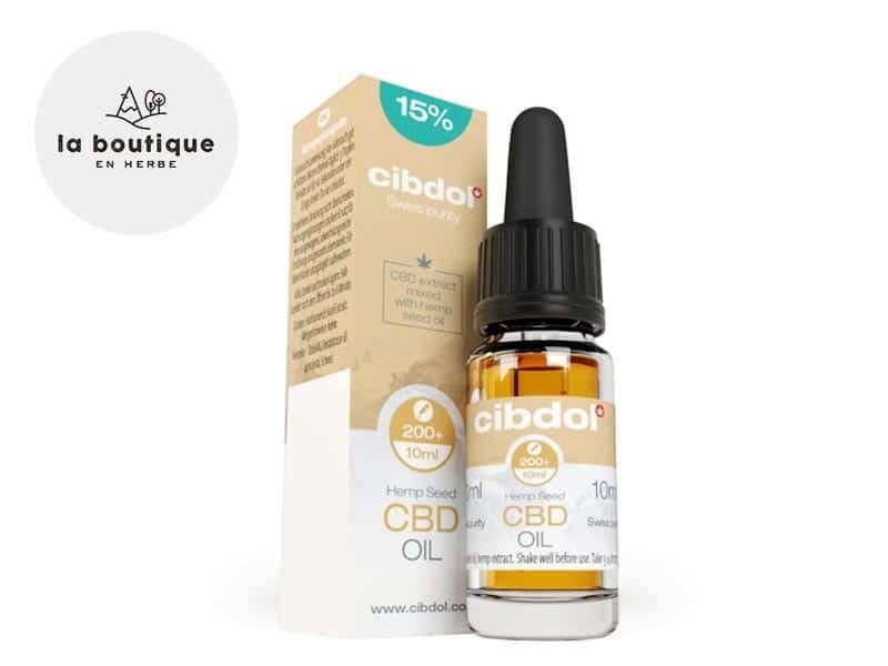Huile CBD Huile CBD 15% bio (Graines de chanvre) Cibdol