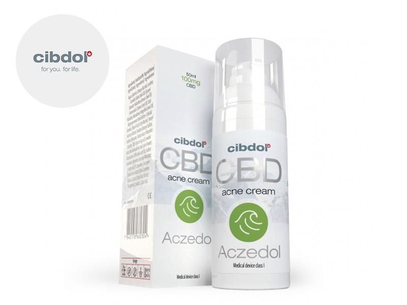 Crème CBD Crème CBD contre l'acné Cibdol