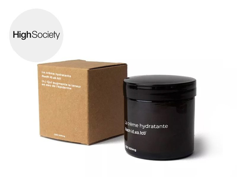 Crème CBD Crème hydratante CBD High Society