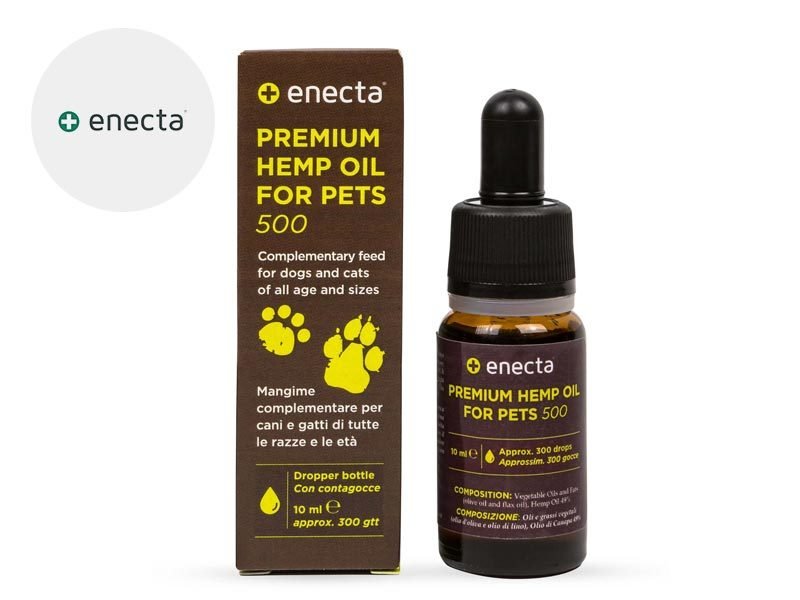 Huile CBD pour animaux Huile CBD Animal 5% Enecta