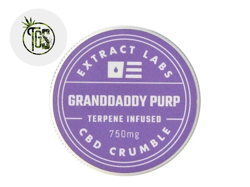 Wax CBD Crumble CBD 75% Extract Labs