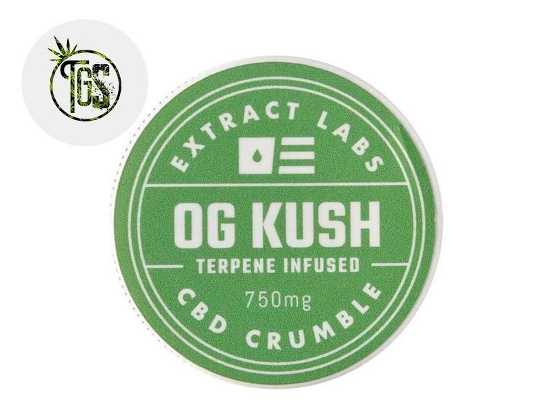 Wax CBD Crumble CBD 75% Extract Labs