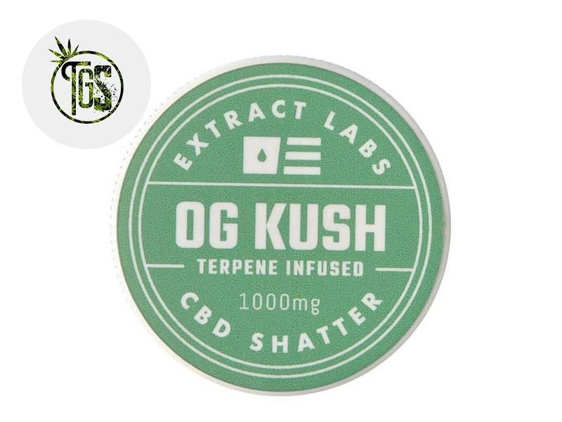 Wax CBD Shatter CBD 97% Extract Labs