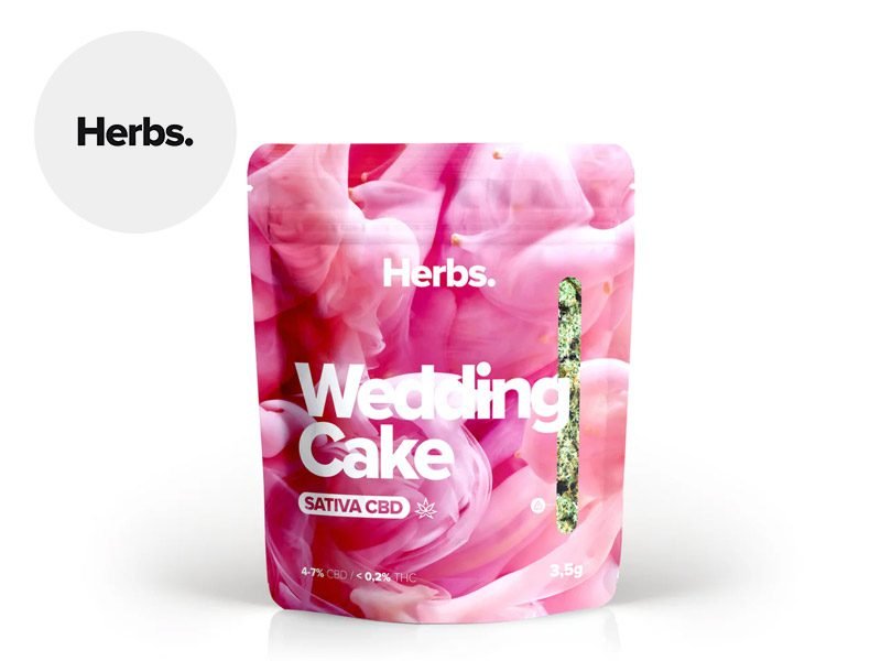 Fleurs CBD Fleur Wedding Cake CBD Indoor 6% Herbs