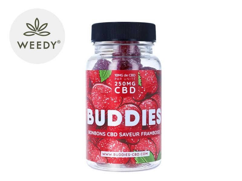 Bonbons CBD Bonbon Framboise CBD Buddies