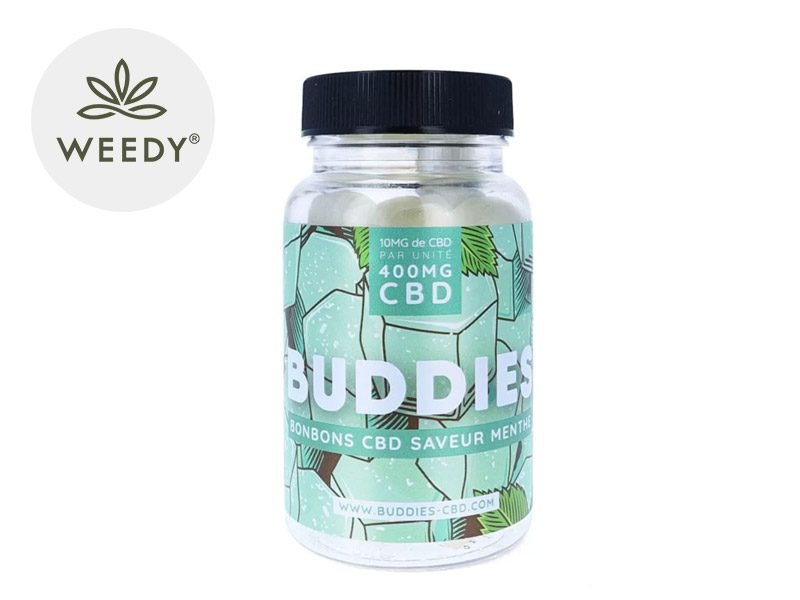 Bonbons CBD Bonbon Menthe sans sucre CBD Buddies