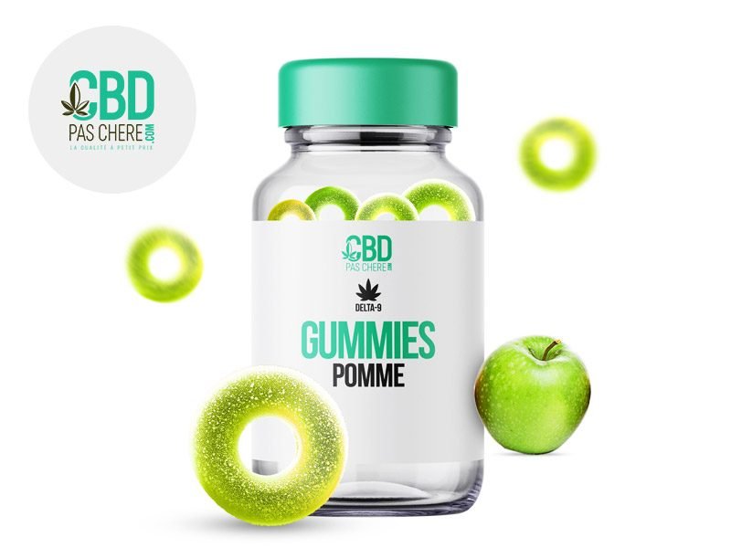 Gummies THC Gummies Pomme Delta 9 CBD Pas Chère