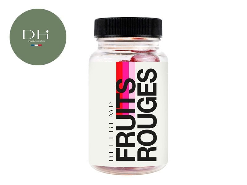 Bonbons CBD Bonbons Fruits Rouges Vegan CBD Deli Hemp