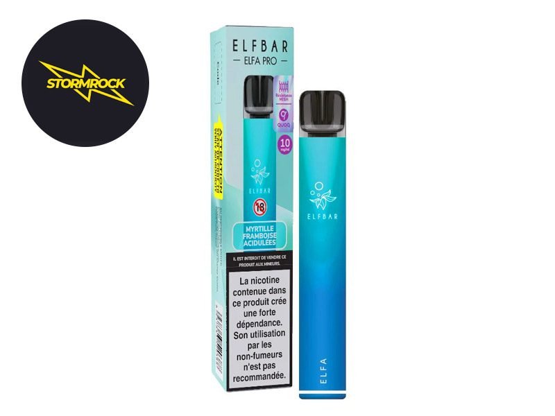 Puff Kit Elfa Pro Myrtille Framboise Acidulée Elfabar