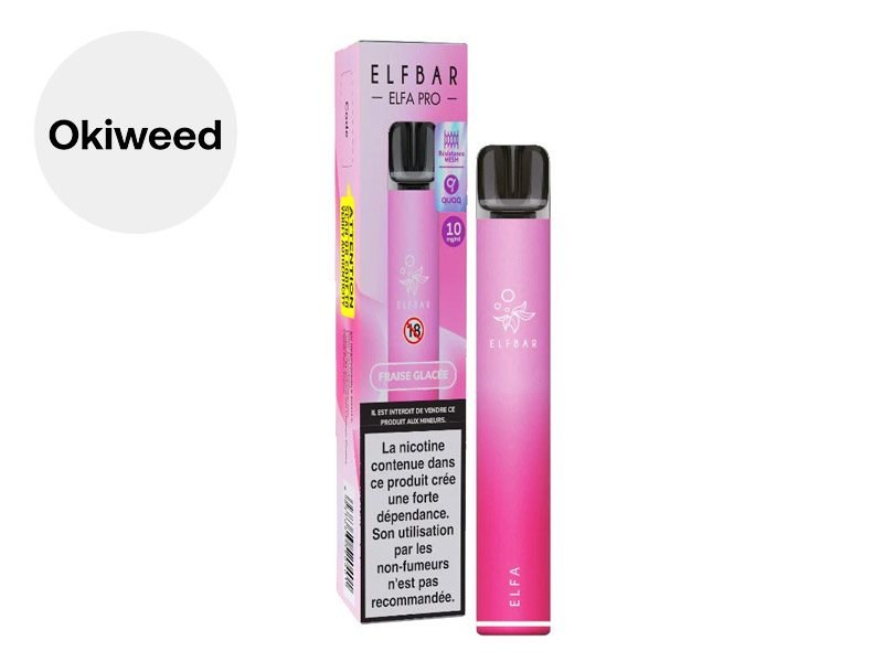 Puff Pod Elfa Pro Fraise Glacée Elfabar