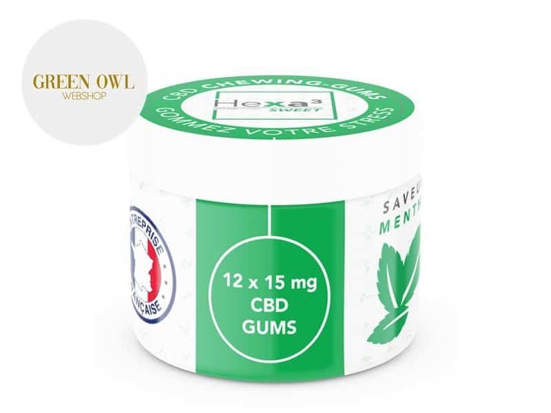 Chewing-gums CBD Chewing-gums Menthe CBD Hexa