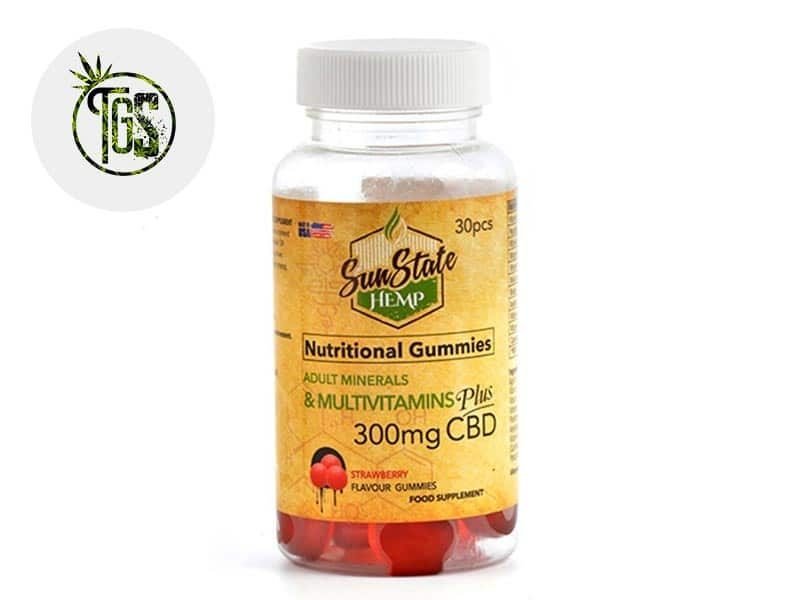 Bonbons CBD Bonbons Fraise et Minéraux CBD Sunstate
