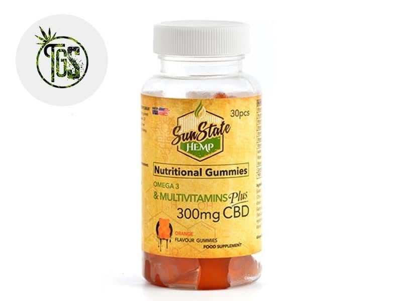 Bonbons CBD Bonbons Gummies Orange CBD Sunstate