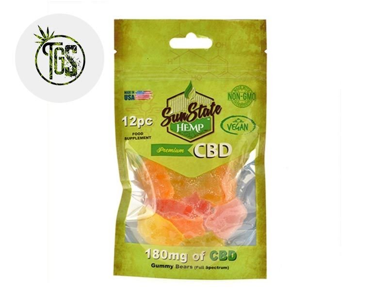 Bonbons CBD Bonbons Oursons Fruités CBD Sunstate