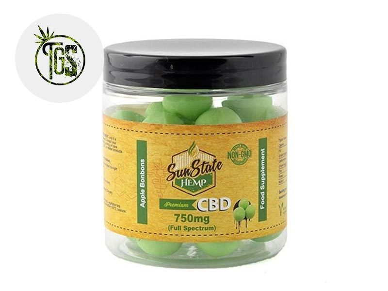 Bonbons CBD Bonbons Pomme CBD Sunstate