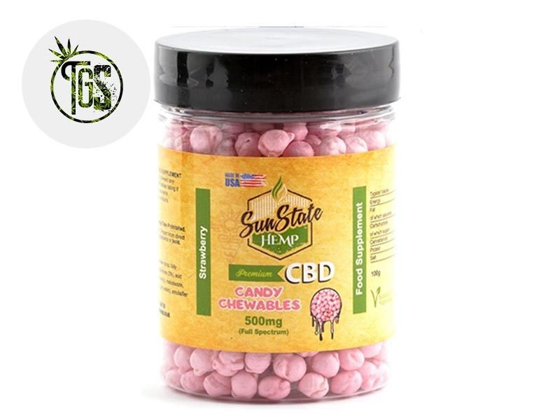 Chewing-gums CBD Chewing-gums Fraise CBD Sunstate