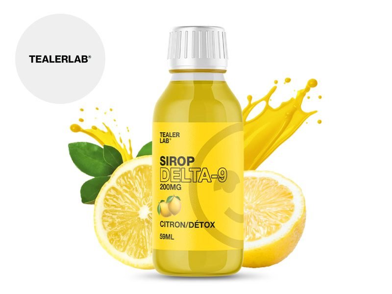 Sirops THC Syrup Citron Delta 9 TealerLab