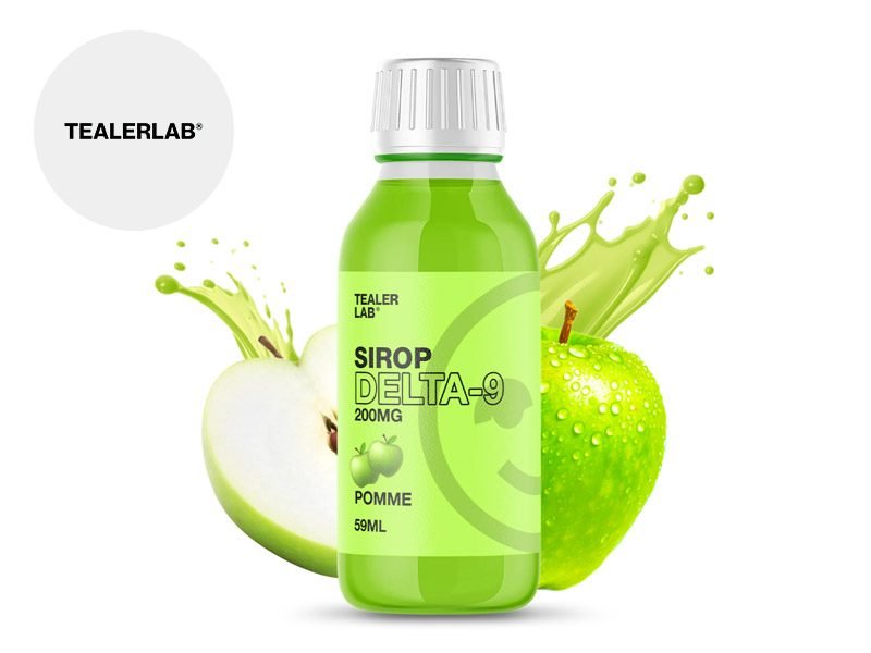 Sirops THC Syrup Pomme Delta 9 TealerLab