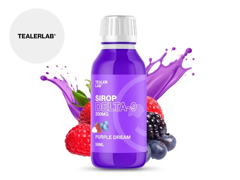 Sirops THC Syrup Purple Dream Delta 9 TealerLab