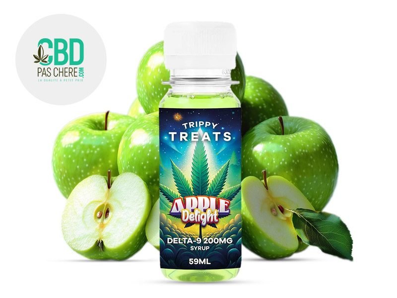 Sirops THC Concentré Apple Delta 9 Trippy Treats