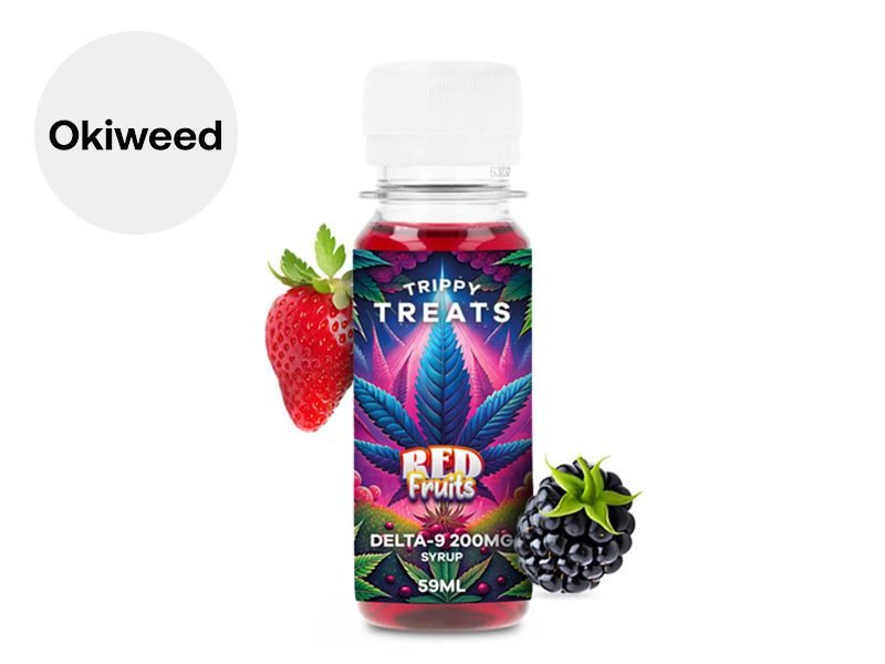 Sirops THC Syrup Fruits Rouge Delta 9 Trippy Treats