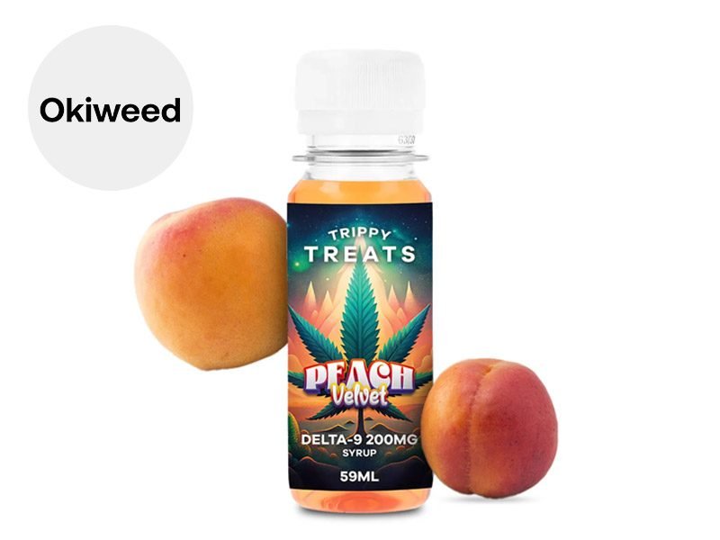 Sirops THC Syrup Pêche Delta 9 Trippy Treats
