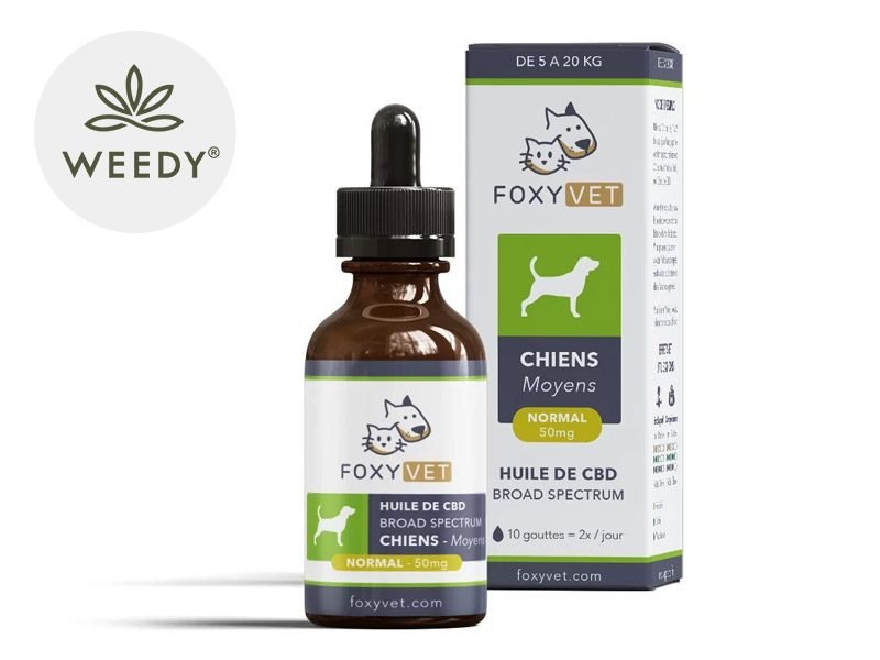 Huile CBD pour animaux Huile CBD Chien 5% Foxyvet 30ml