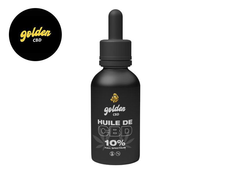 Huile CBD Huile CBD 10% bio Golden CBD