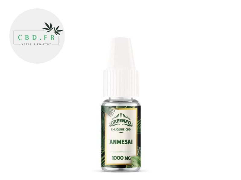 E-liquide CBD E-liquide Anmésai CBD (1000mg) Greeneo