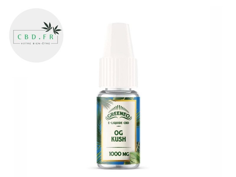 E-liquide CBD E-liquide OG Kush CBD (100mg) Greeneo