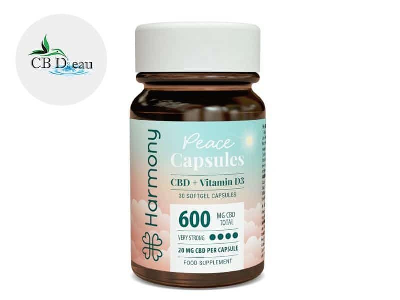 Capsules CBD Gélules CBD (600mg) Harmony