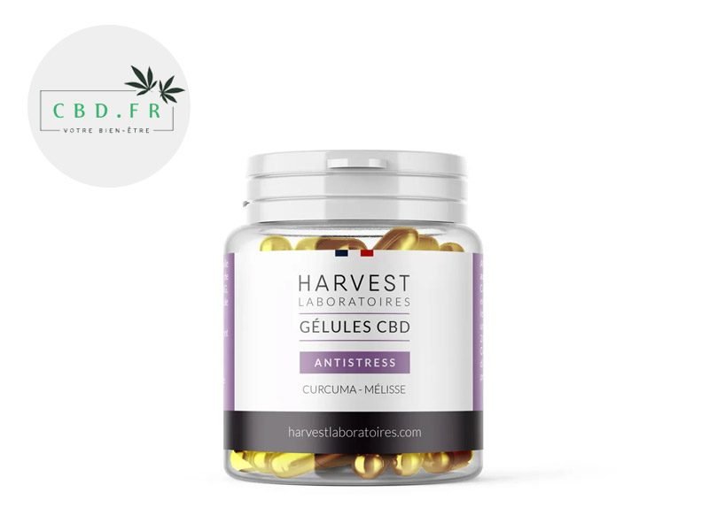 Capsules CBD Gélules CBD (1500mg) Antistress Harvest Laboratoires