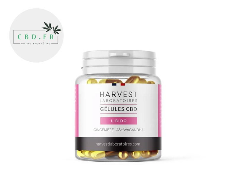 Capsules CBD Gélules CBD (1500mg) Libido Harvest Laboratoires