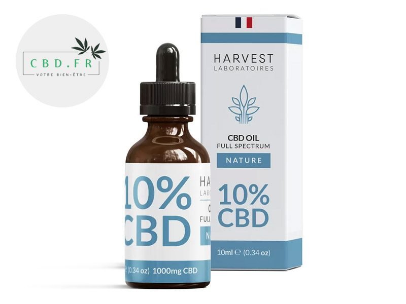 Huile CBD Huile CBD 10% bio Harvest Laboratoires