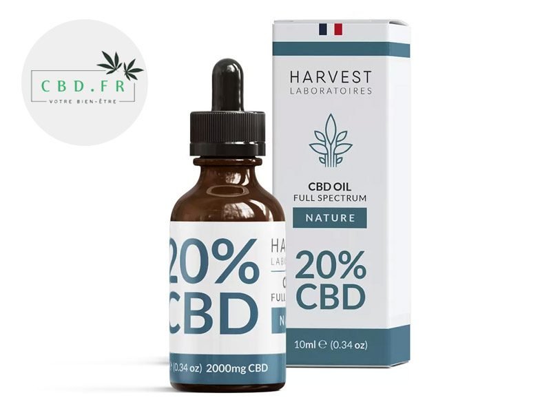 Huile CBD Huile CBD 20% bio Harvest Laboratoires