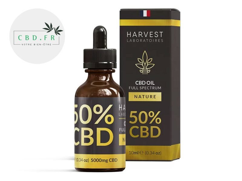 Huile CBD Huile CBD 50% bio Harvest Laboratoires