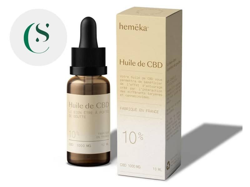 Huile CBD Huile CBD 10% bio Hemēka