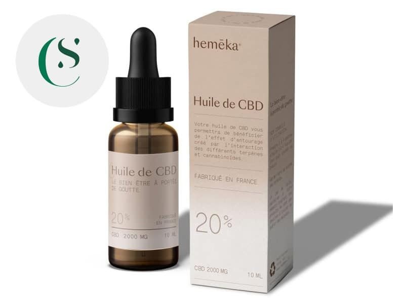 Huile CBD Huile CBD 20% bio Hemēka