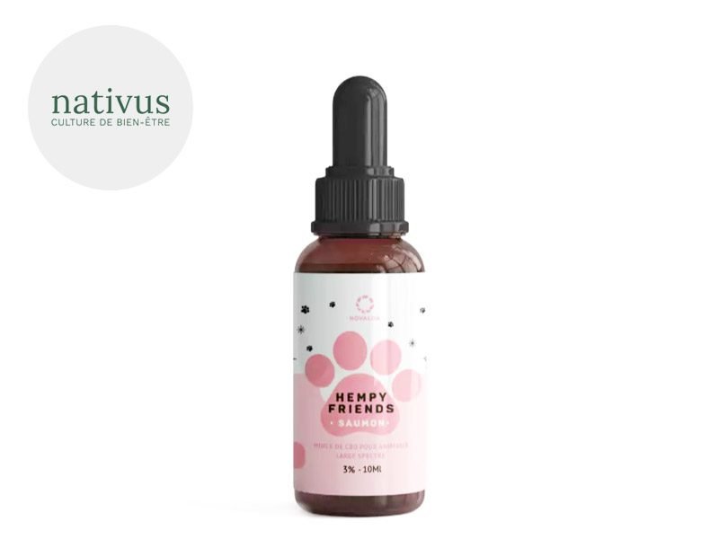 Huile CBD pour animaux Huile CBD Animal 3% Hempy Friends