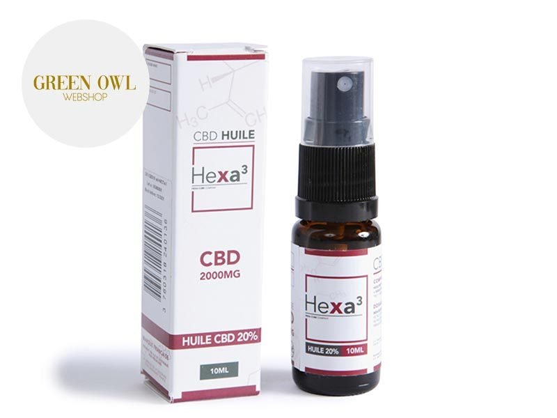 Huile CBD Huile MCT CBD 20% bio Hexacube